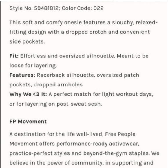 OFFER New Free People FP Movement Hot Shot Onesie XS Jumpsuit Red Earth Romper - Picture 4 of 15